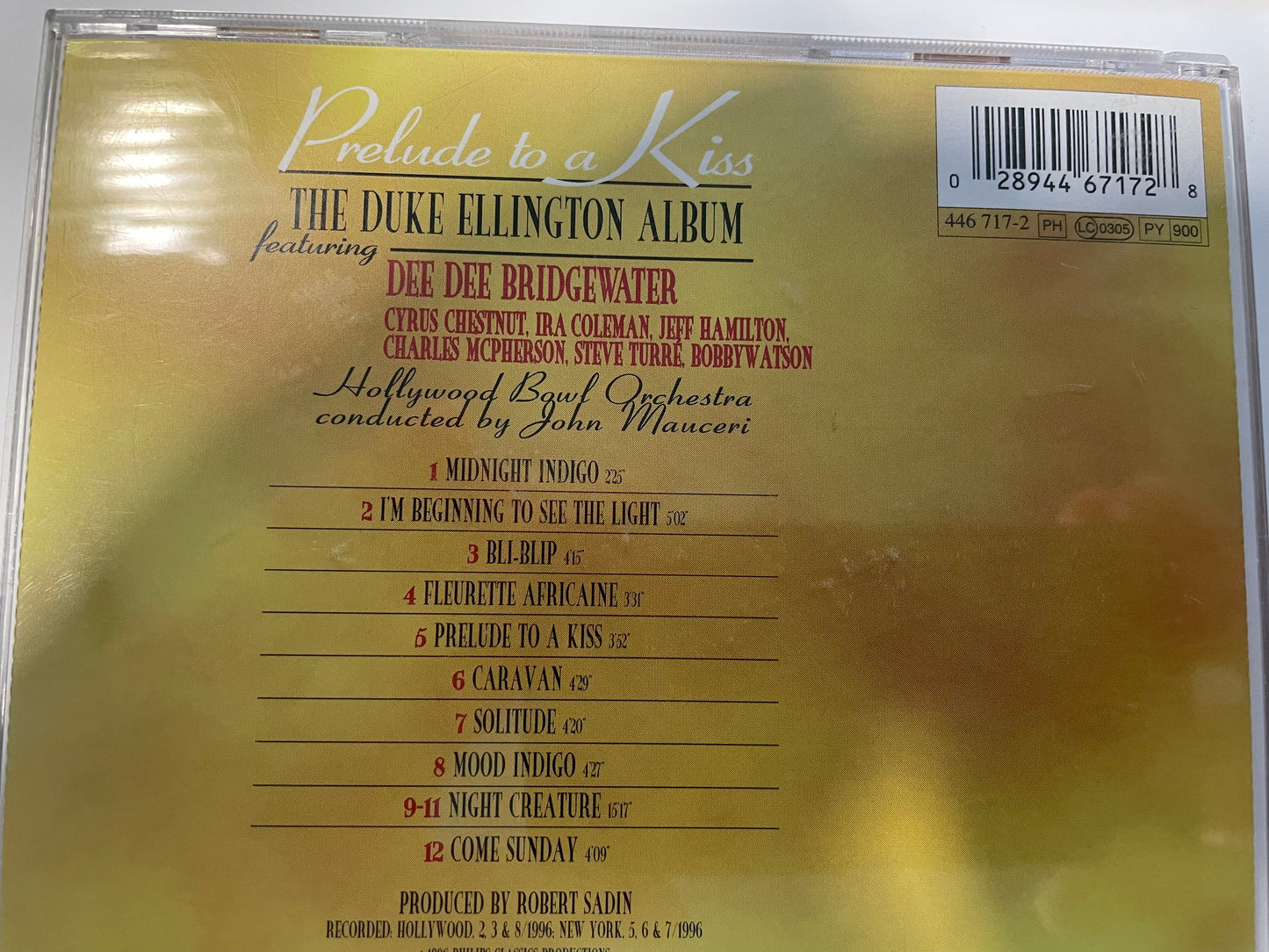 ELLINGTON "PRELUDE TO A KISS"-$4.99 +SHIPPING $5.00