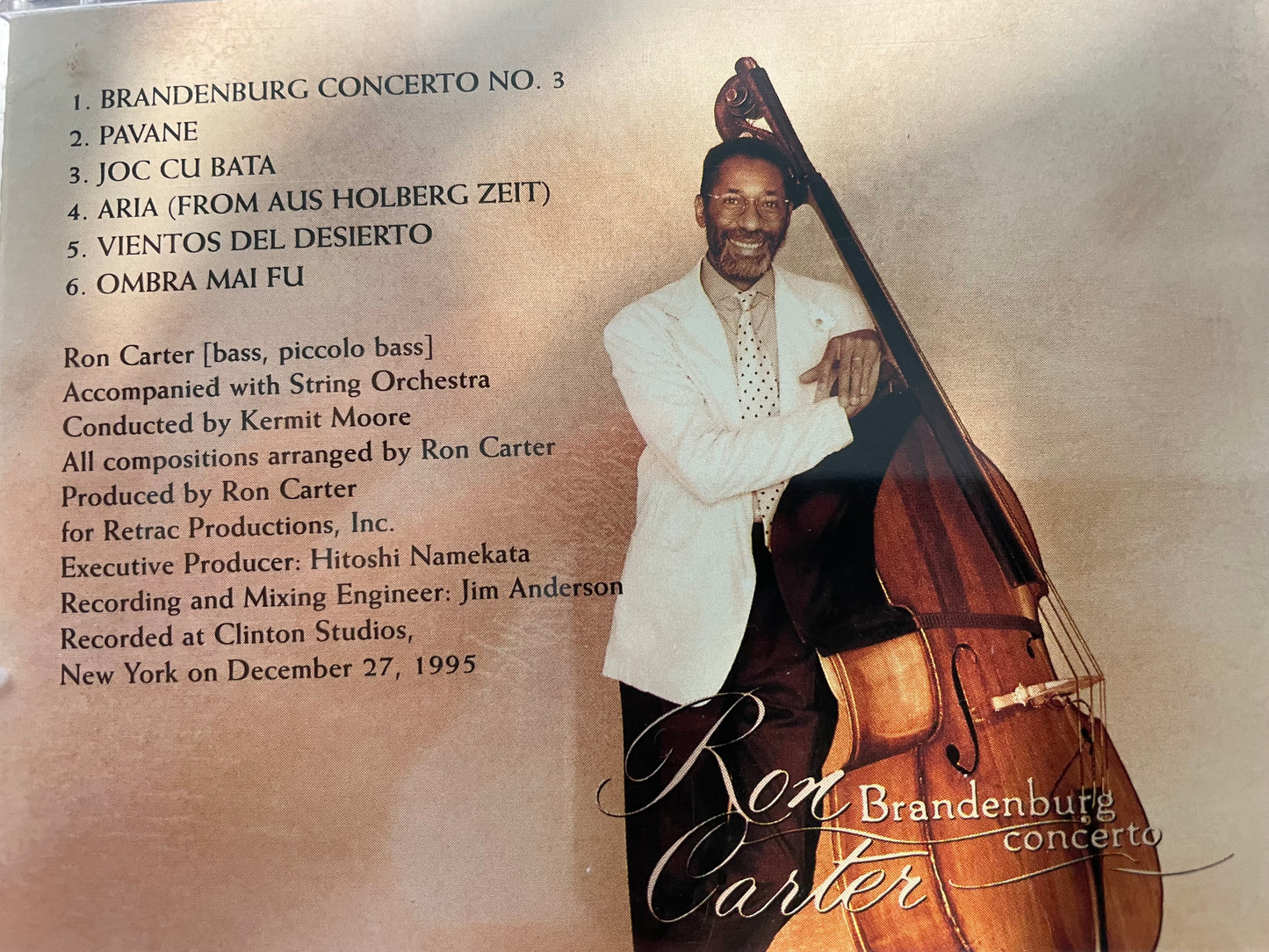 RON CARTER "BRANDENBURG CONCERTO"- $117.99 +SHIPPING $5.00