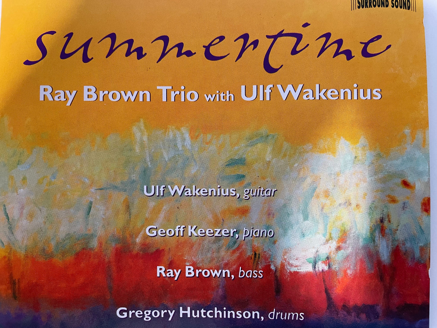 RAY BROWN 'ULF WAKENIUS "SUMMERTIME"-$4.99 +SHIPPING 45.00