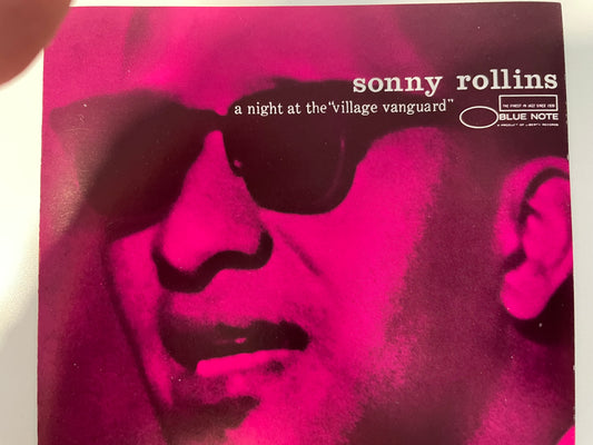 SUNNY ROLINS "A NIGHT AT THE VILLAGE VANGUARD VOL 1"-$7.99 +SHIPPING $5.00