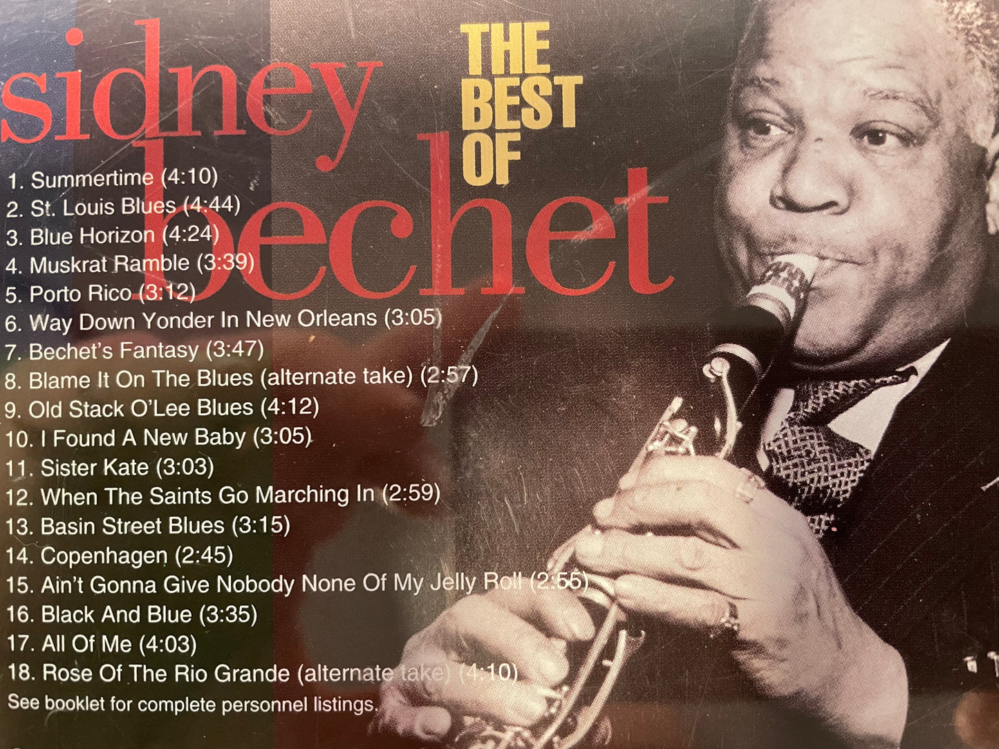 THE BEST OF SIDNEY BECHET-$4.99 +SHIPPING $5.00