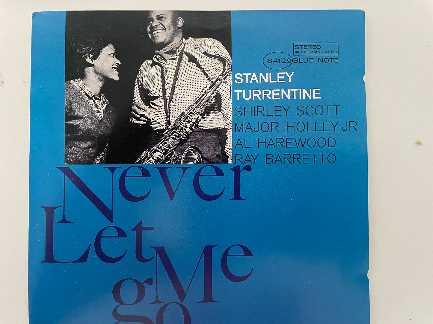 STANLEY TURRENTINE "NEVER LET ME GO"-$ 5.99 +SHIPPING $5.00