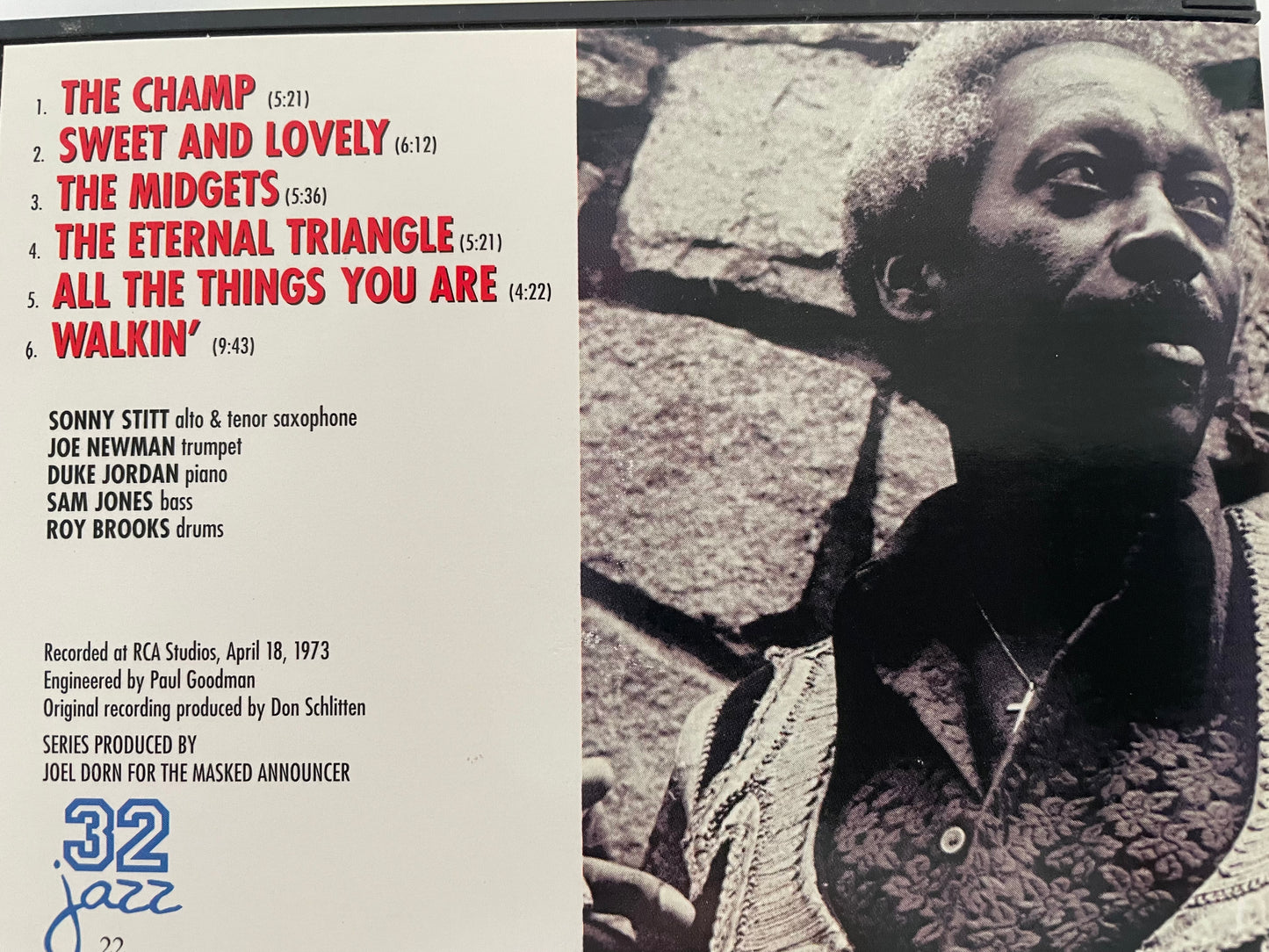 SONNY STITT "THE CHAMP"-$22.99 +SHIPPING $5.00