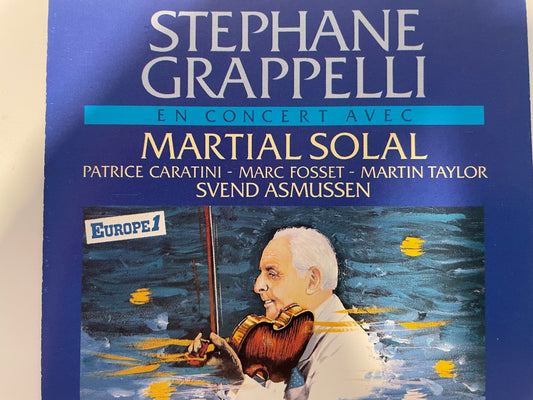 STEPHANE GRAPPELLI "MARTIAL SOLAL"-$3.99 +SHIPPING $5.00