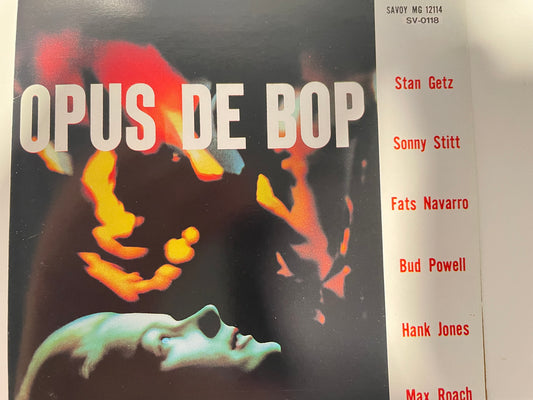 STAN GETZ "OPUS DE BOP"-$13.99 +SHIPPING $5.00