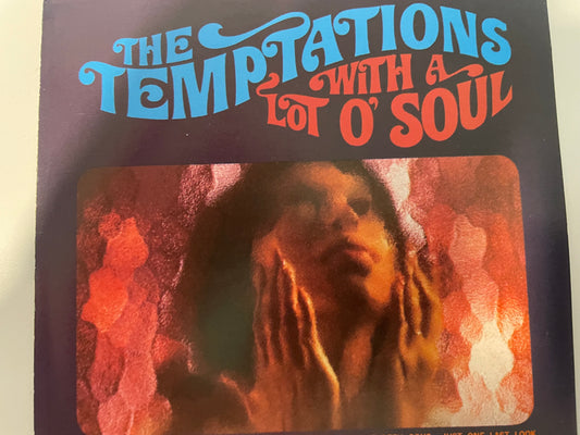 THE TEMPTATIONS "WITH A LOT OF SOUL"-$8.99 +SHIPPING $5.00