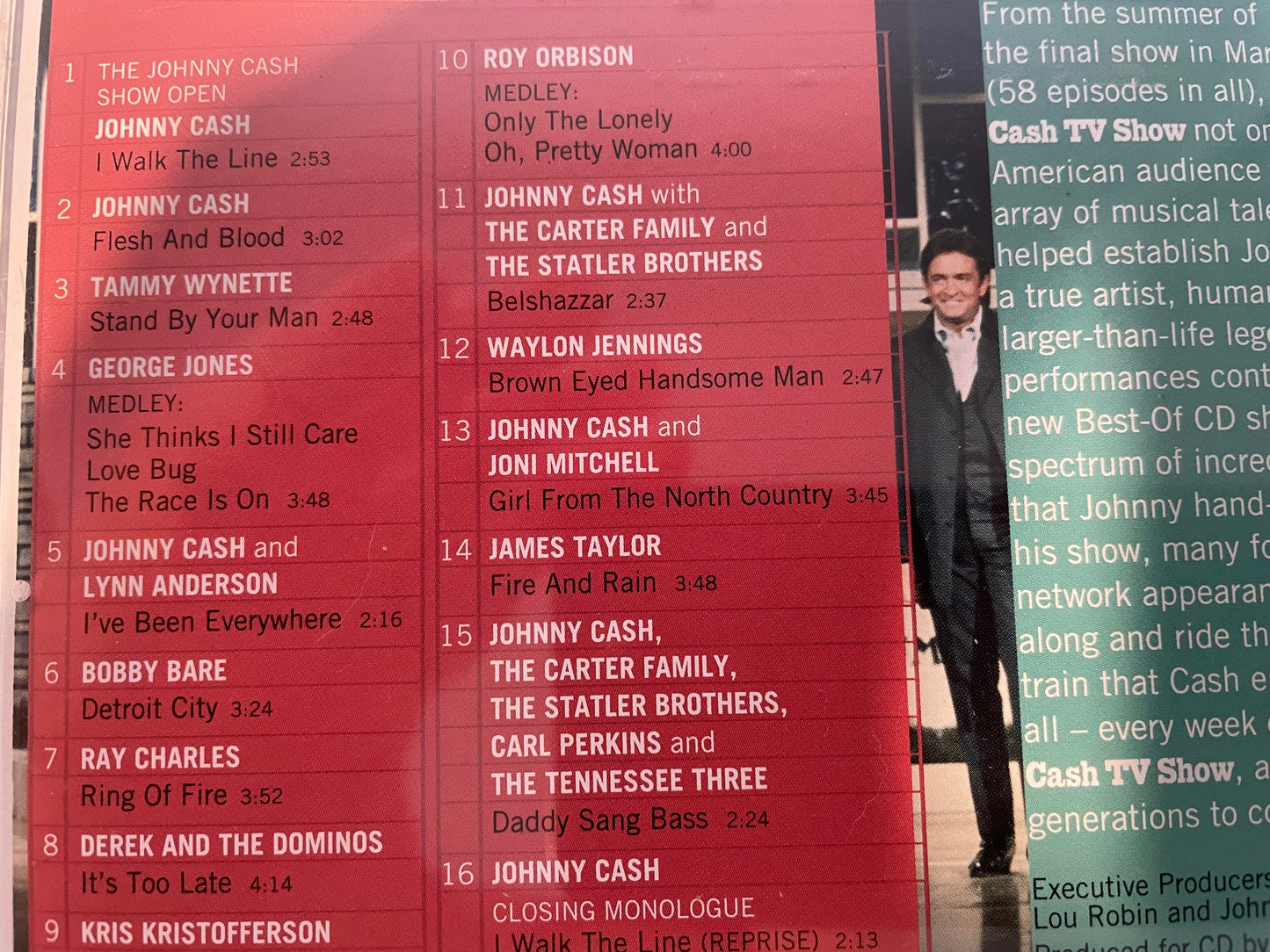 THE JOHNNY CASH SHOW $5.99 + SHIPPING $5.00