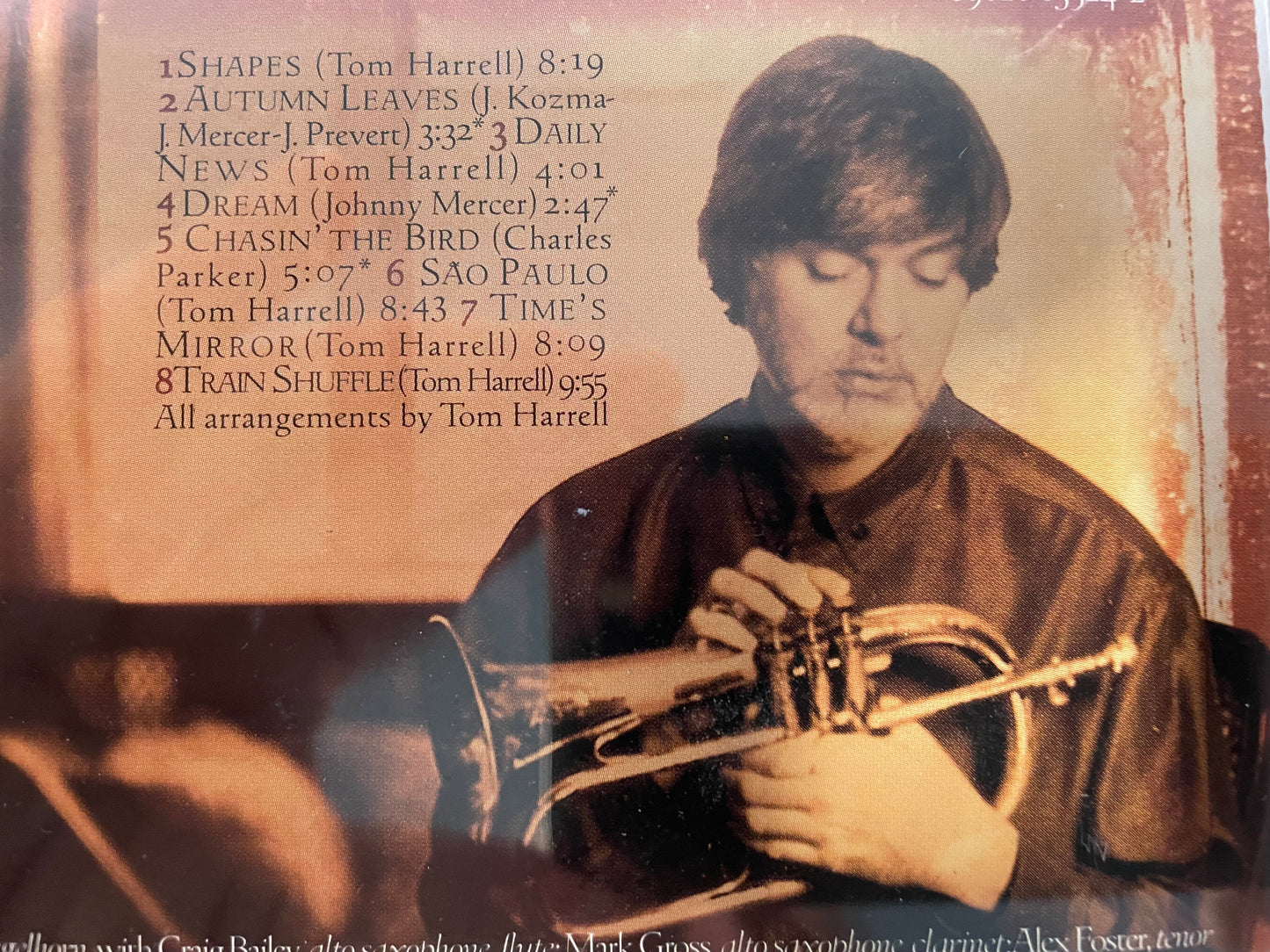 TOM HARRELL "TIME'S MIRROR"-$2.99 +SHIPPING $5.00