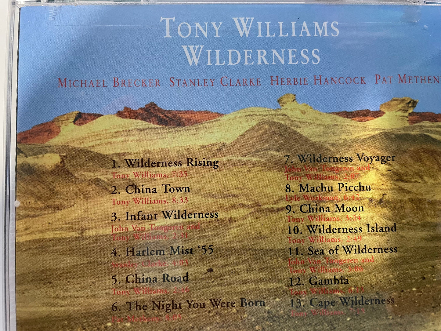 TONY WILLIAMS "WILDERNESS" -$10.99 +SHIPPING $5.00