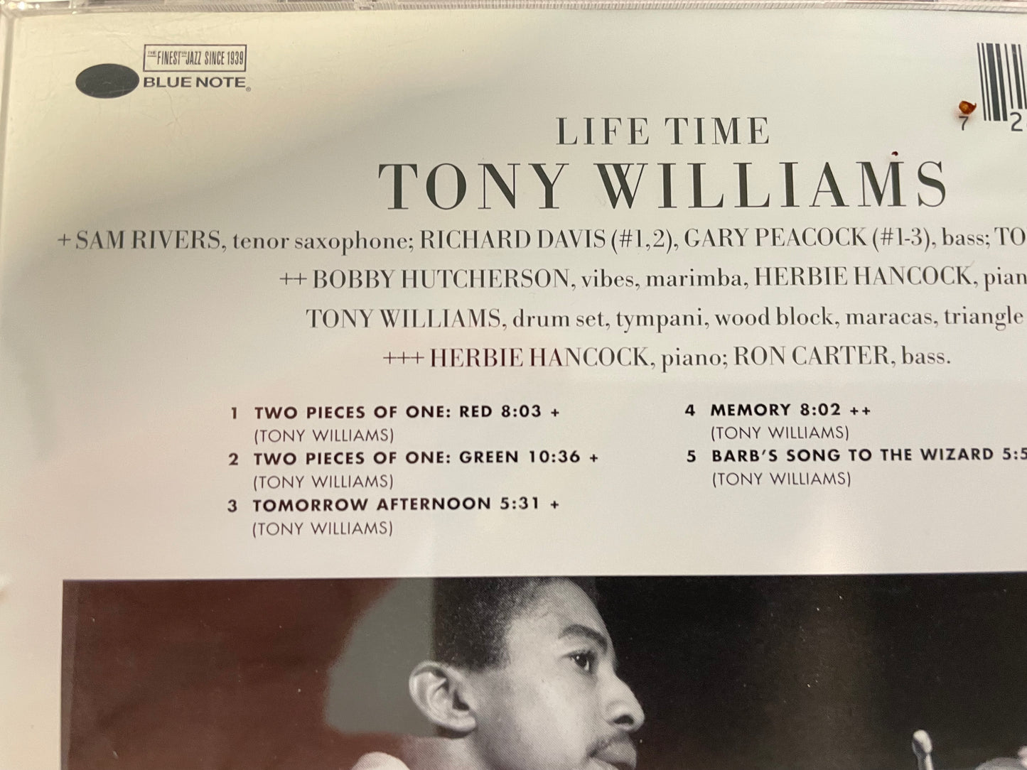 TONY WILLIAMS "LIFETIME"-$4.99 +SHIPPING $5.00