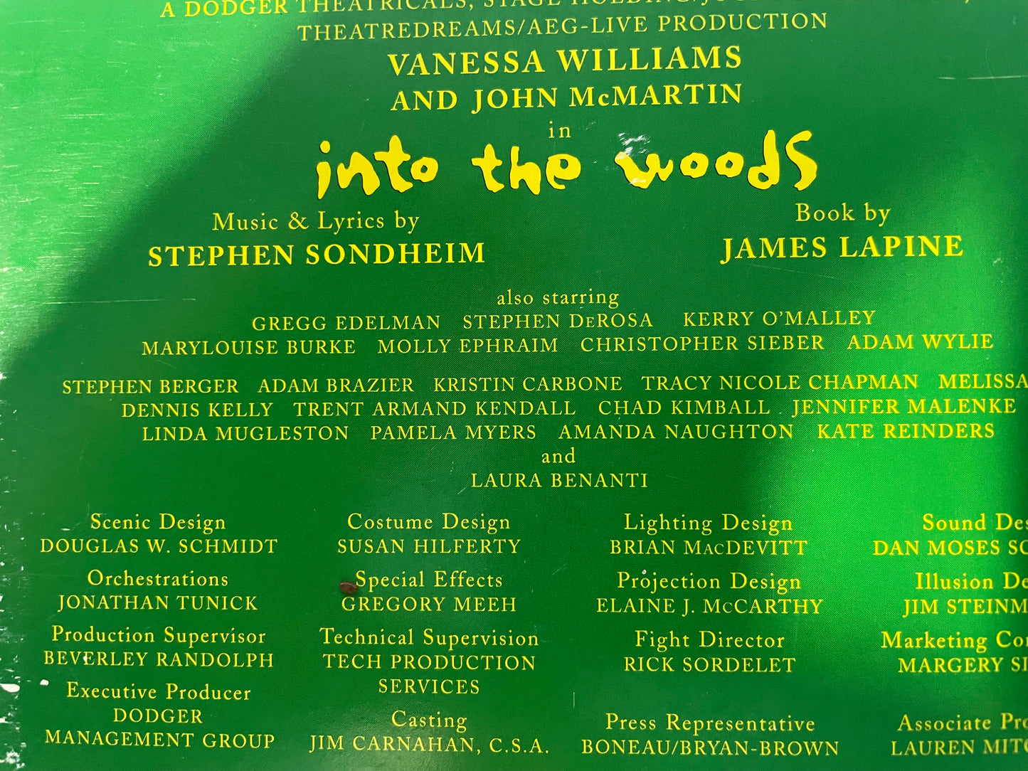 VANESSA WILLIAMS "INTO THE WOODS"-14.99 +SHIPPING $5.00