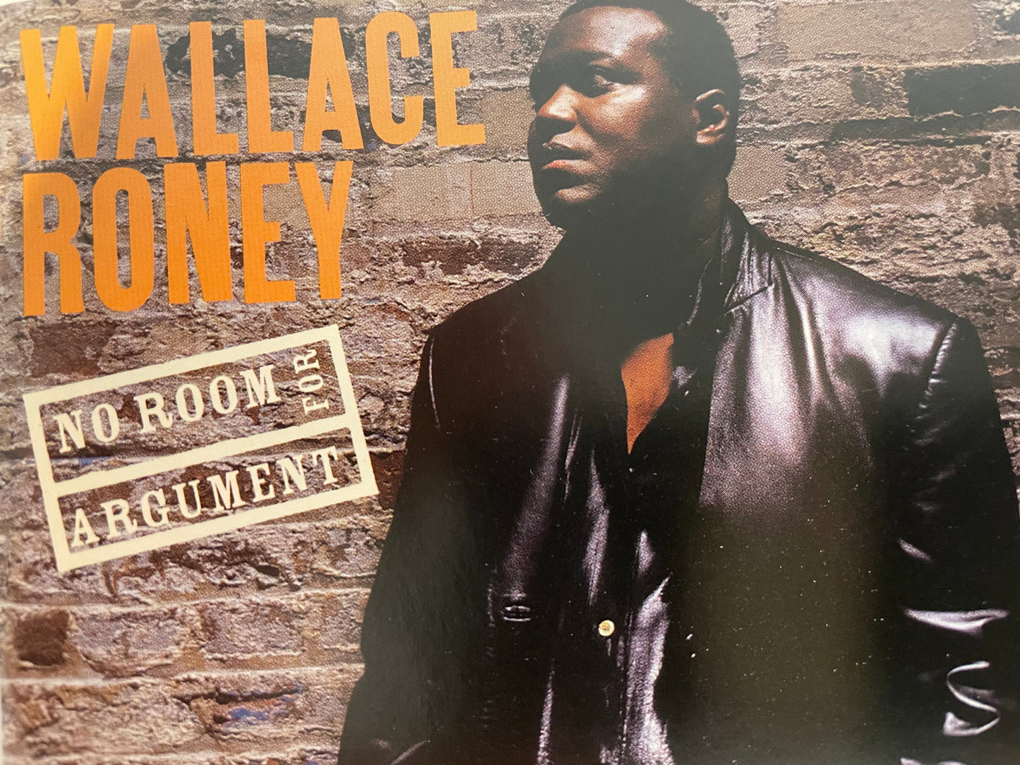 WALLACE RONEY "NO ROOM FOR ARGUMENT"-$4.99 +SHIPPING$5.00