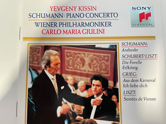 YEVGENY KISSIN "SCHUMANN: PIANO CONCERTO"-$7.99 +SHIPPING $5.00