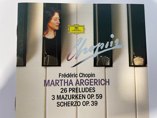 MARTHA ARGERICH CHOPIN -26 PRELUDES-$6.99 +SHIPPING$5.00