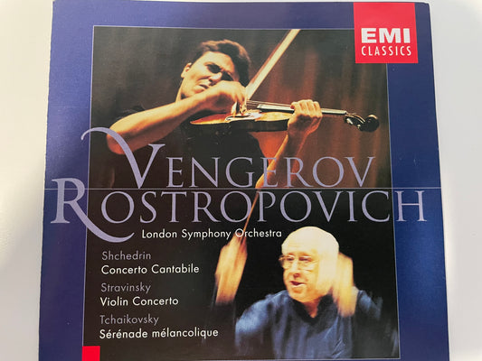 VENGEROV ROSTROPOVICH "CONCERTO CANTABILE-$11.99 +SHIPPING $5.00