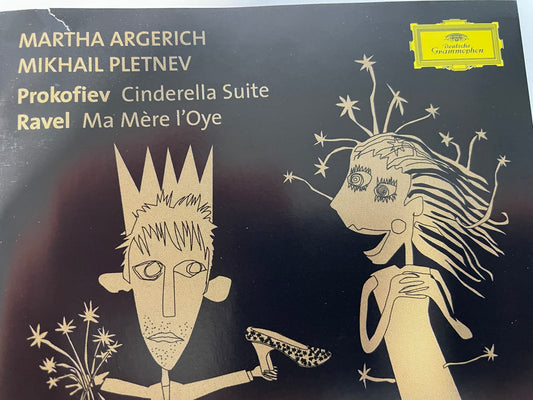 MARTHA ARGERICH/MIKHAIL PLETNEV "PROKOFIEVF CINDERELLA SUITE"-$13.99 +SHIPPING $5.00