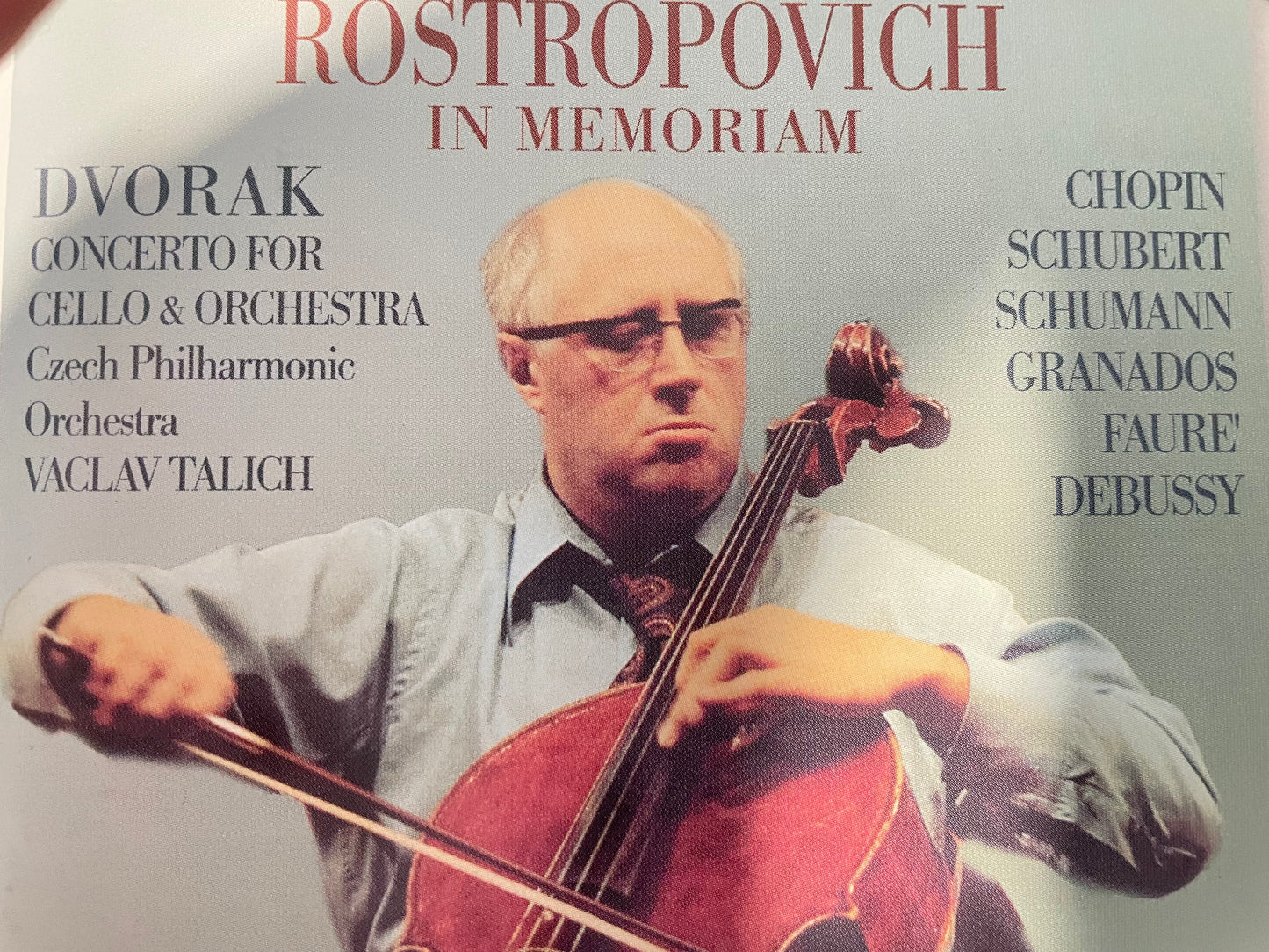 ROSTROPOVICH "IN MEMORIAM"-$24.99 +SHIPPING $5.00