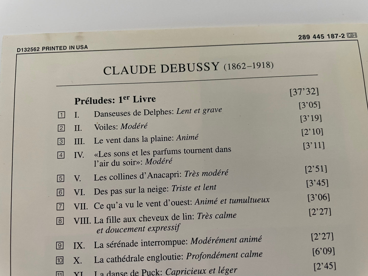 MAURIZIO POLLINI "DEBUSSY"-$4.50 +SHIPPING $5.00