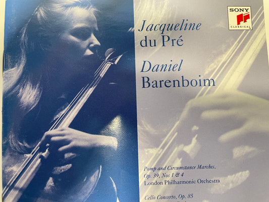 JACQUELINE DU PRE'/DANIEL BARENBOIM-"ELGAR" $5.99 +SHIPPING $5.00