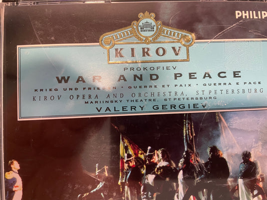 KIROV "WAR AND PEACE"-$62.99 +SHIPPING $5.00