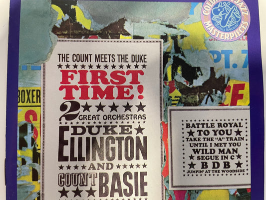 DUKE ELLINGTON AND COUNT BASIE "FIRST TIME"-$4.99 +SHIPPING $5.00