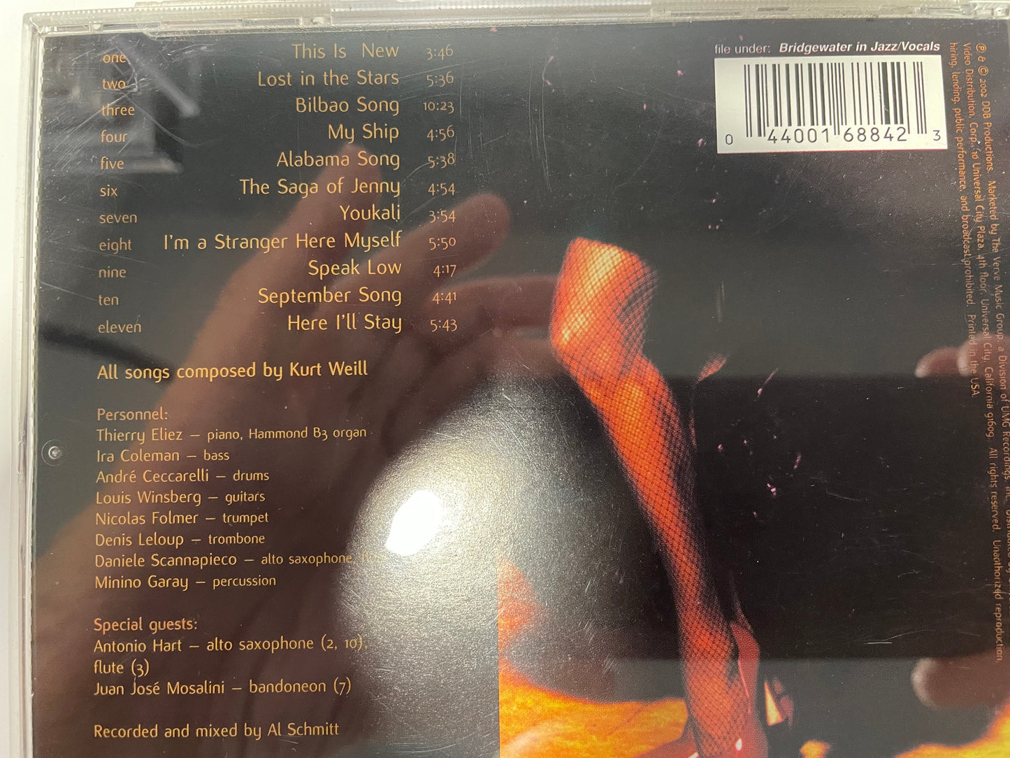 DEE DEE BRIDGEWATER "THIS IS NEW"-$19.99 +SHIPPING $5.00