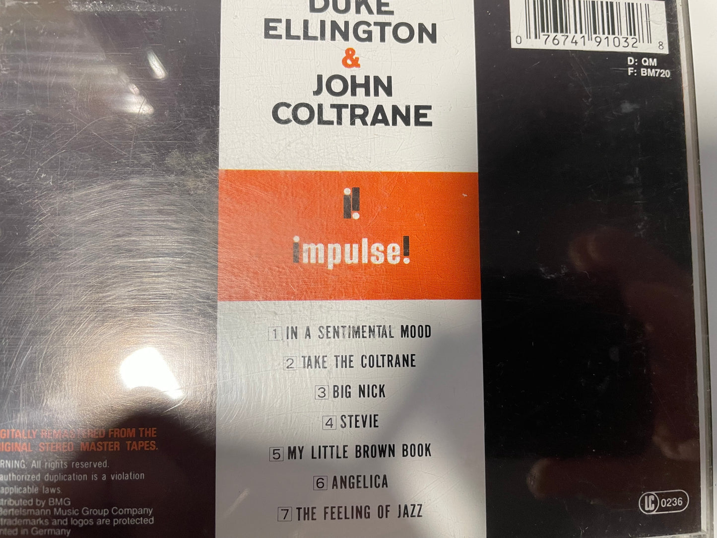 DUKE ELLINGTON & JOHN COLTRANE  "IMPULSE" $7.99 +SHIPPING $5.00