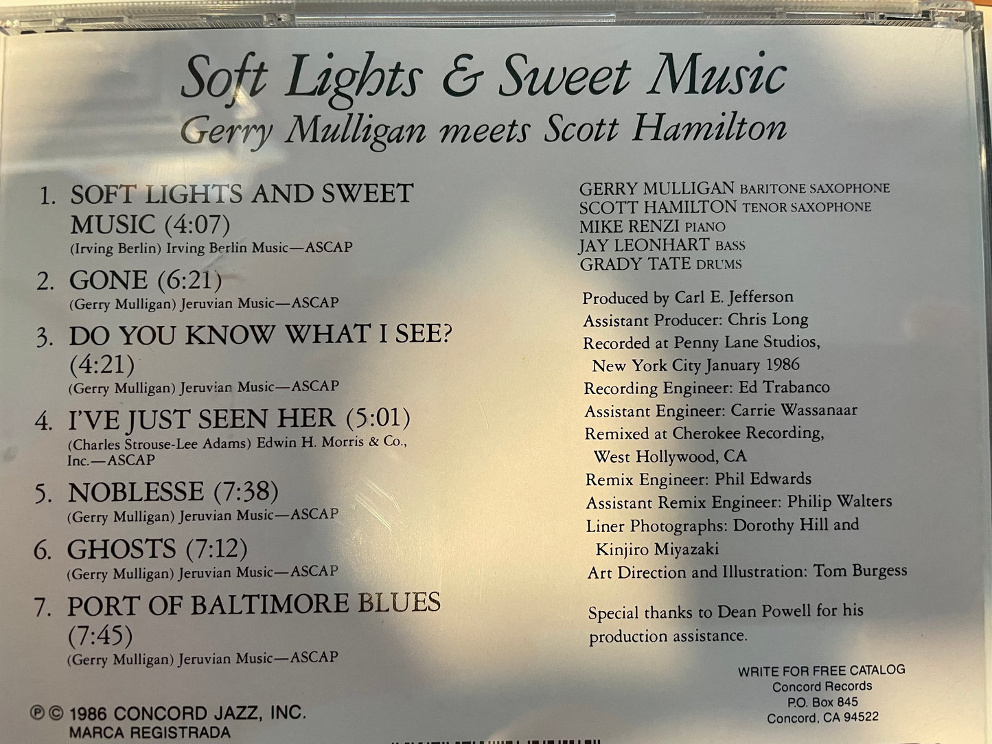 GERRY MULLIGAN MEETS SCOTT HAMILTON-$35.99 +SHIPPING $5.00