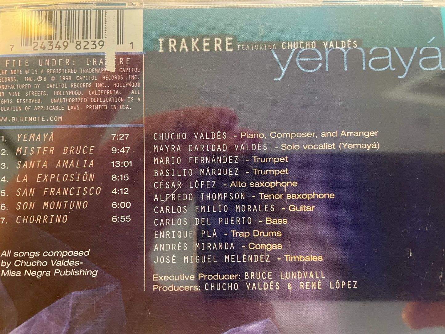 IRAKERE "YEMAYA" $3.99 +SHIPPING