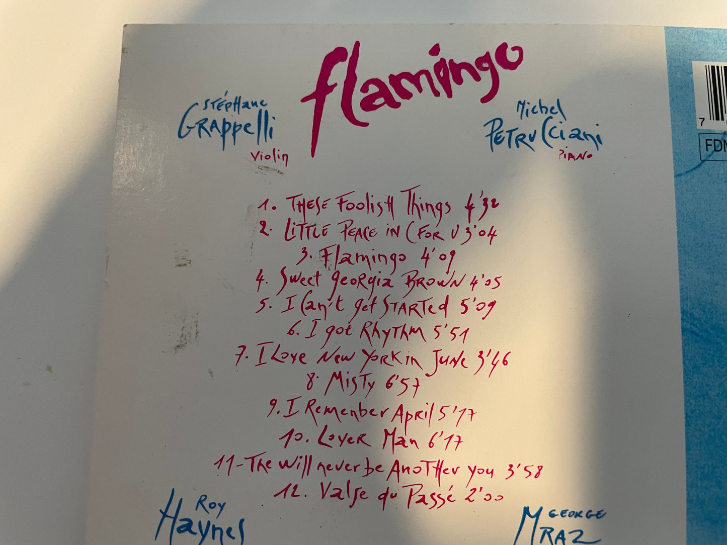 STEPHANE GRAPPELLI/ MICHEL PETRUFCIANI "FLAMINGO"- $27.99+SHIPPING $5.00