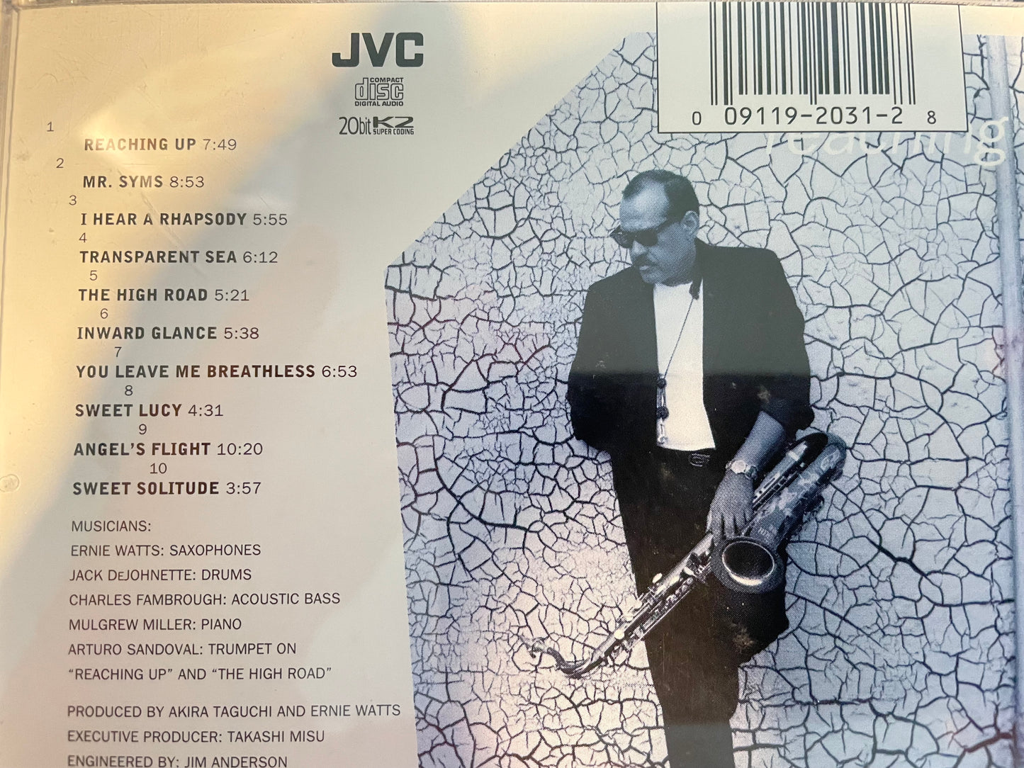 ERNIE WATTS "REACHING UP"-$4.99 +SHIPPING $5.00