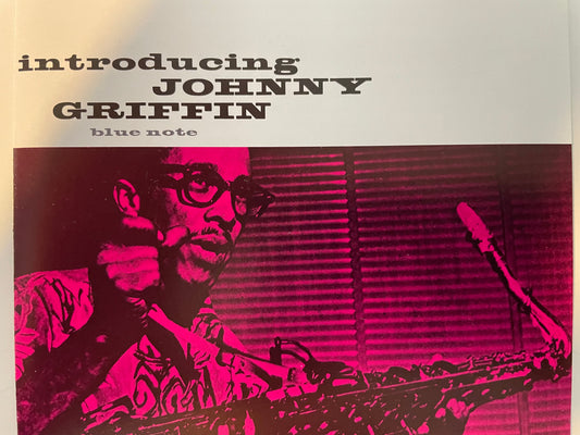 "INTRODUCING JOHNNY GRIFFIN"-$29.99 +SHIPPING $5.00