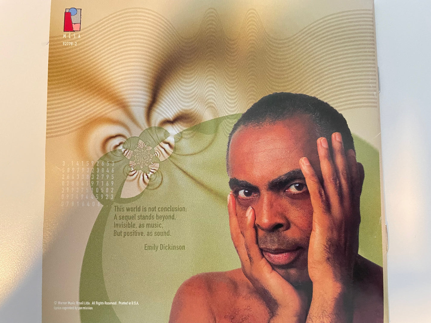 GILBERTO GIL "QUANTA"-$8.99 +SHIPPING $5.00