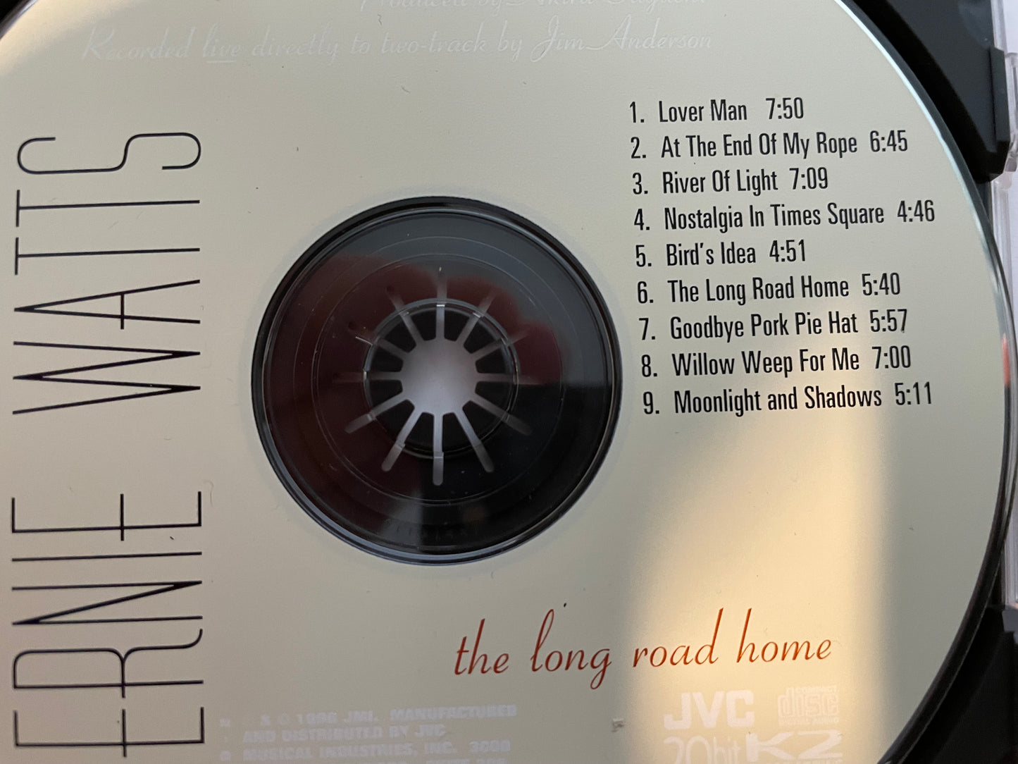 ERNIE WATTS "THE LONG ROAD HOME"-$5.99 +SHIPPING $5.00