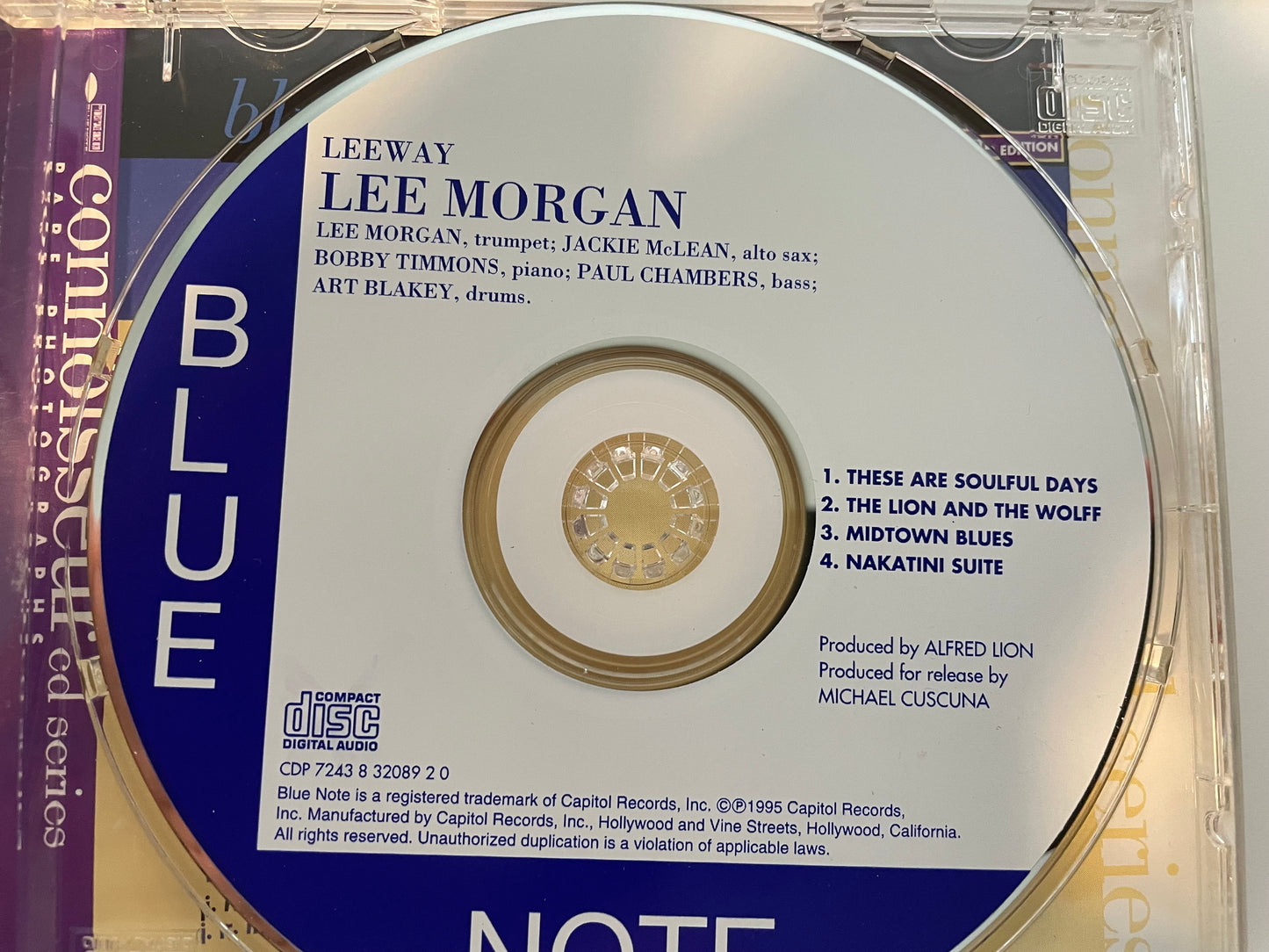 LEE MORGAN "LEE-WAY"-$14.99 +SHIPPING $5.00