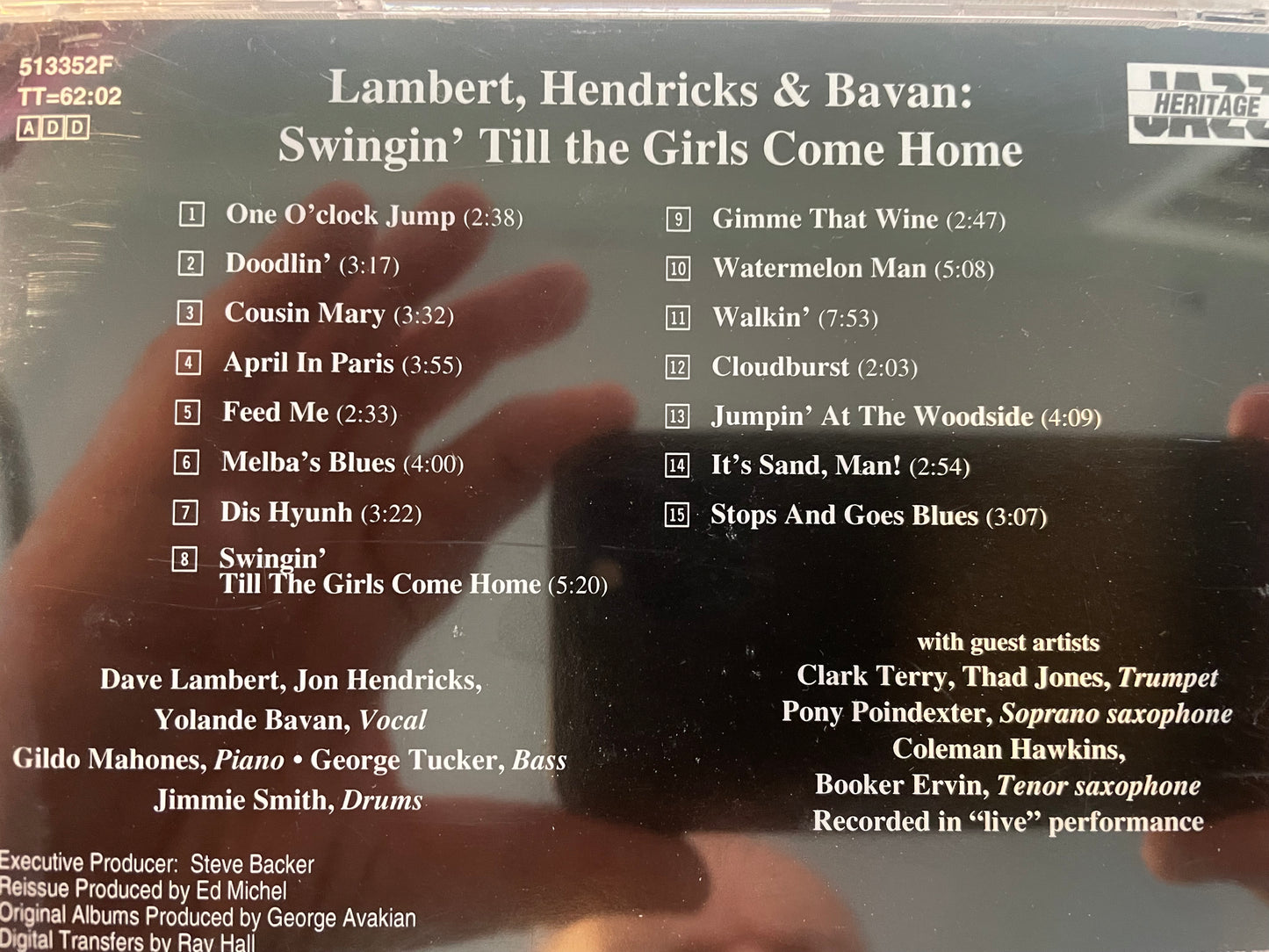 LAMBERT, HENDRICKS & BAVAN "SWINGIN' TILL THE GIRLS COME HOME"-$12.99 +SHIPPING $5.00