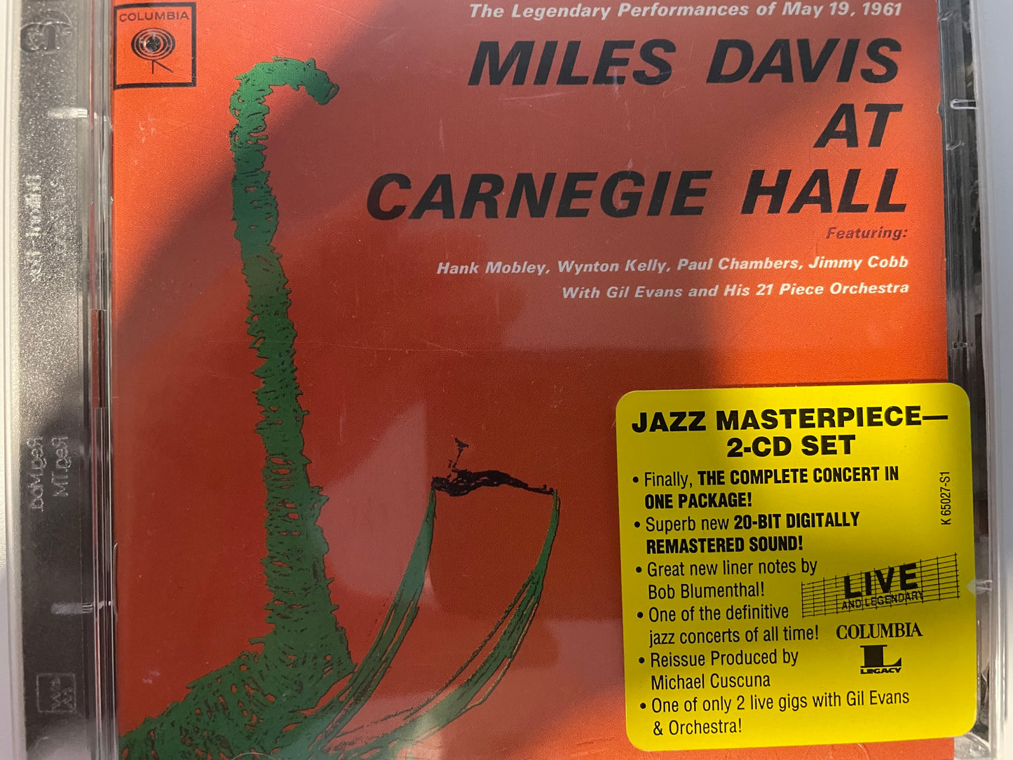 MILES DAVIS AT CARNEGIE HALL-2CD' SET-$8.99 +SHIPPING $5.00