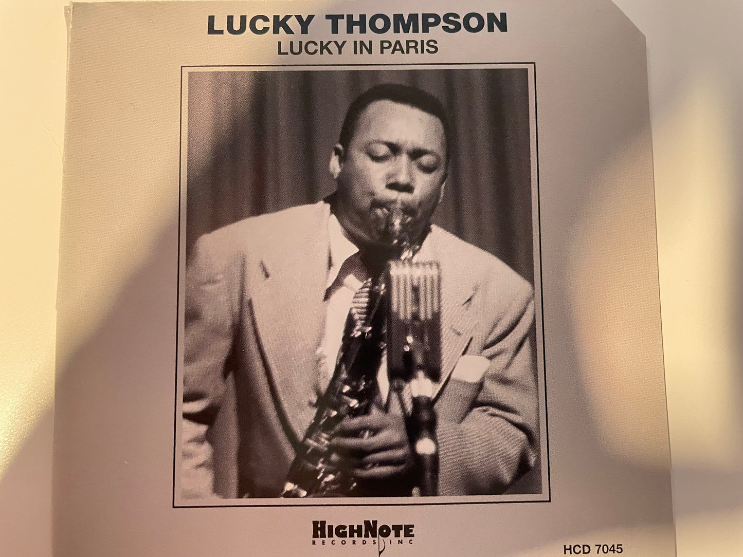 LUCKY THOMPSON "LUCKY IN PARIS" -$8.99 +SHIPPING $5.00