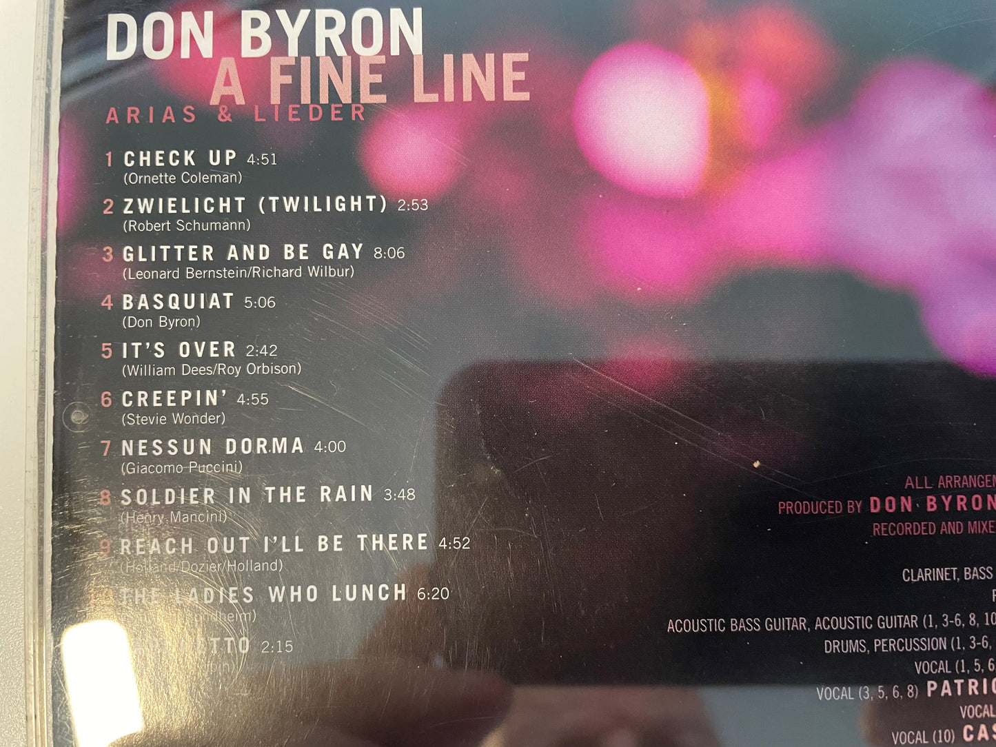 DON BYRON "A FINE LINE"-$2.99 +SHIPPING $5.00