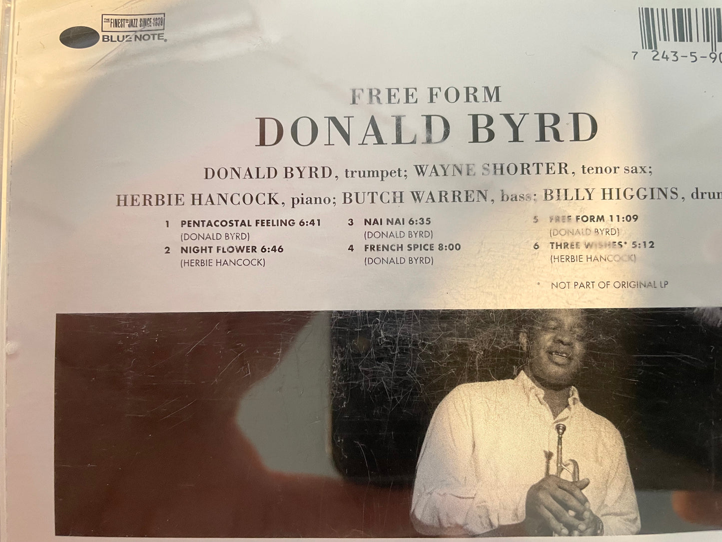 FREE FORMDONALD BYRD $7.99 +SHIPPING $5.00