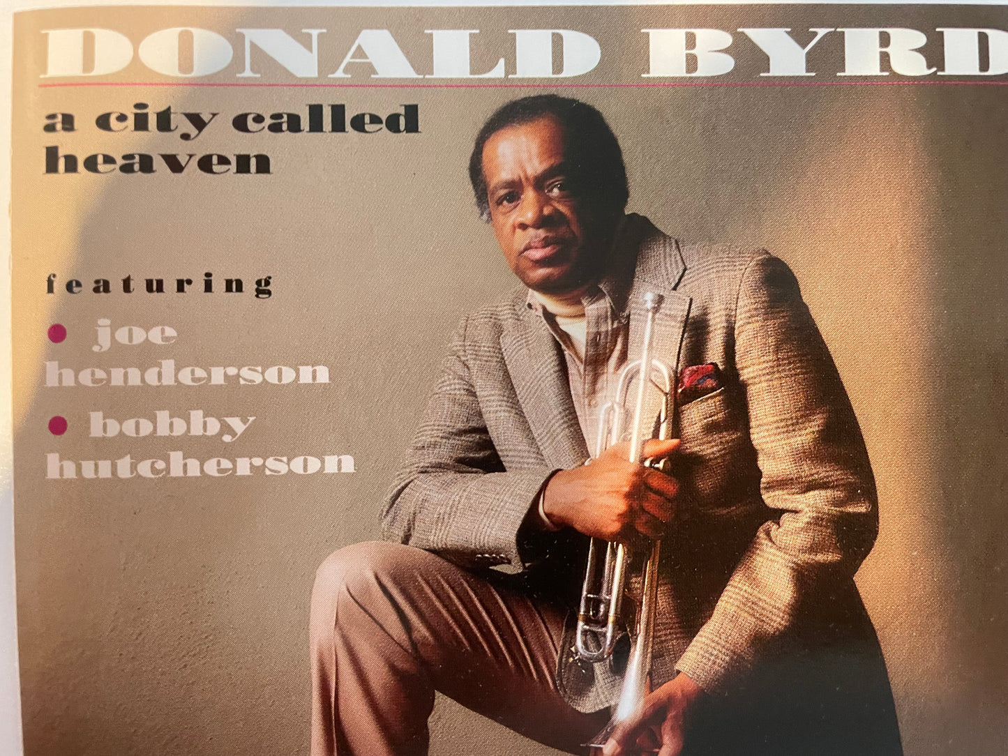 DONALD BYRD "A CITY CALLED HEAVEN"-$34.99 +SHIPPING $5.00