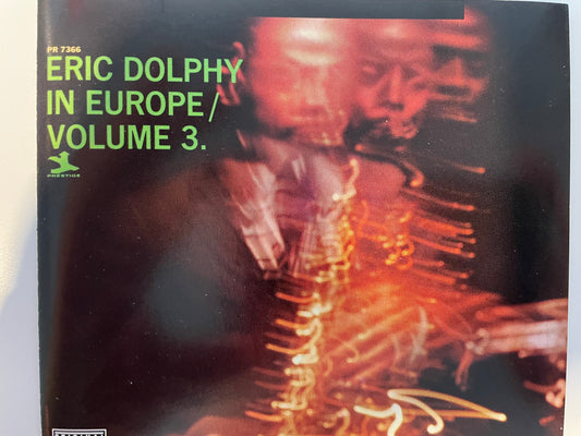 ERIC DOLPHY IN EUROPE VOL.3-$29.99 +SHIPPING $5.00