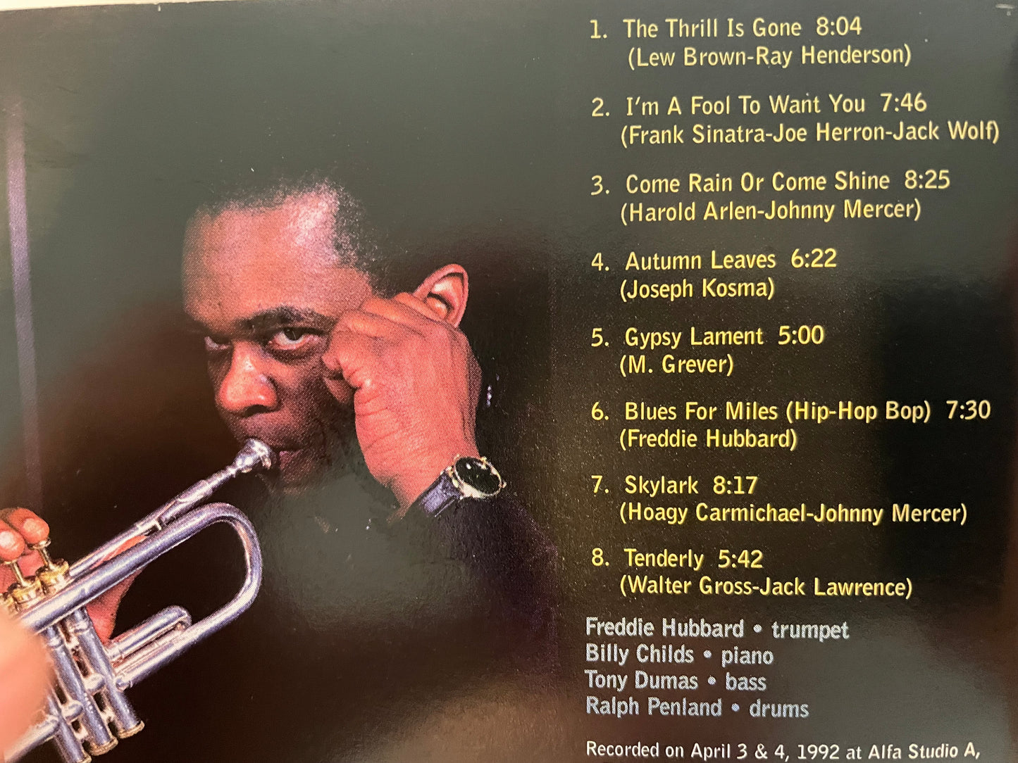 FREDDIE HUBBARD "BLUES FOR MILES"-$10.99 +SHIPPING $5.00