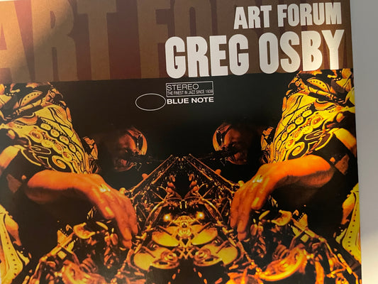 GREGG OSBY "ART FORUM"-$7.99 +SHIPPING $5.00