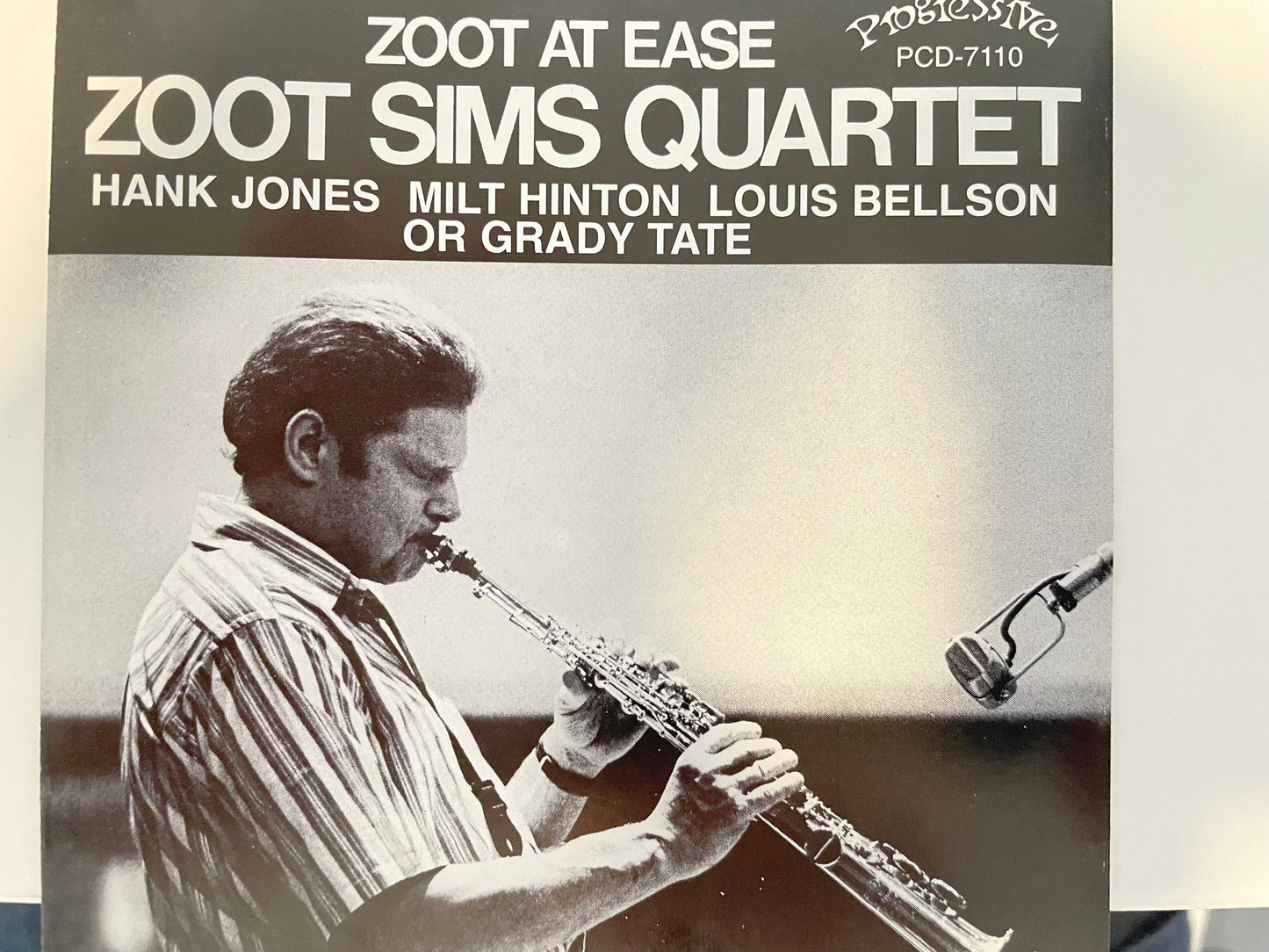 ZOOT SIMS "ZOOT AT EASE"-$`13.99 +SHIPPING $5.00