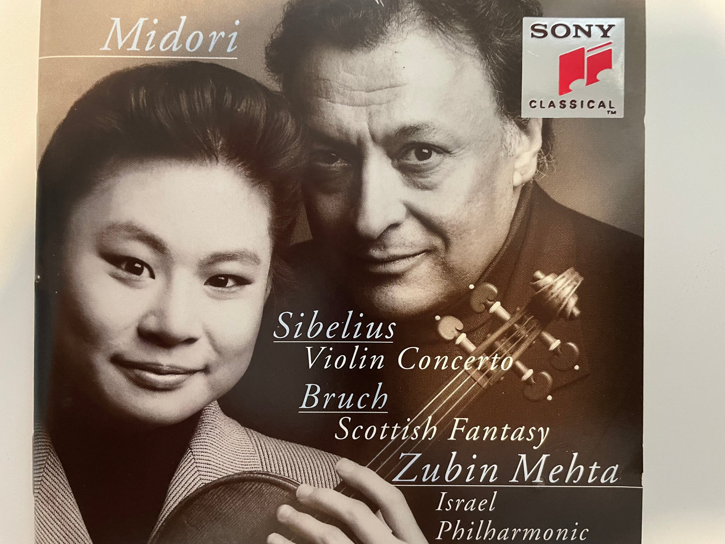 ZUBIN MEHTA/MIDORI "SIBELIUS"-$7.99 +SHIPPING $5.00