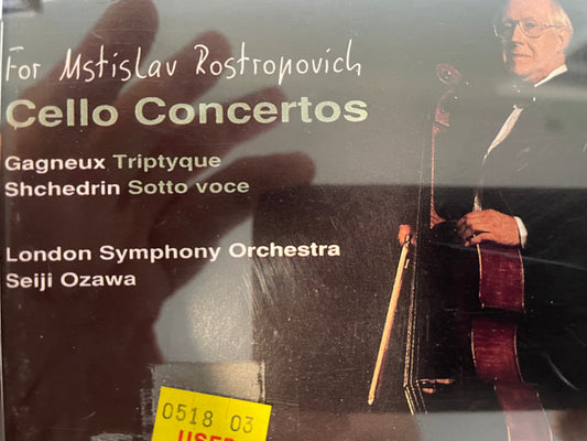 MISTISLAV ROSTROPOVICH "CELLO CONCERTOS"-19.99 +SHIPPING $5.00