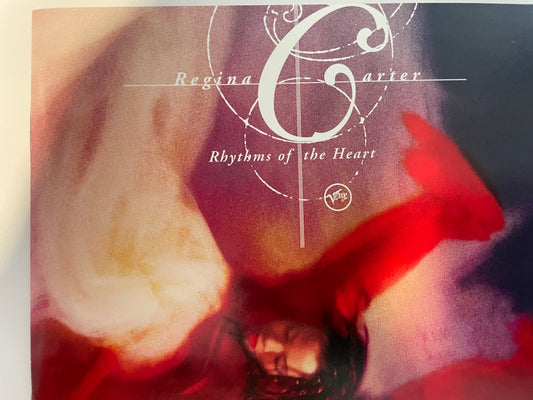 REGINA CARTER "RHYTHMS OF THE HEART"-$2.99 +SHIPPING $5.00