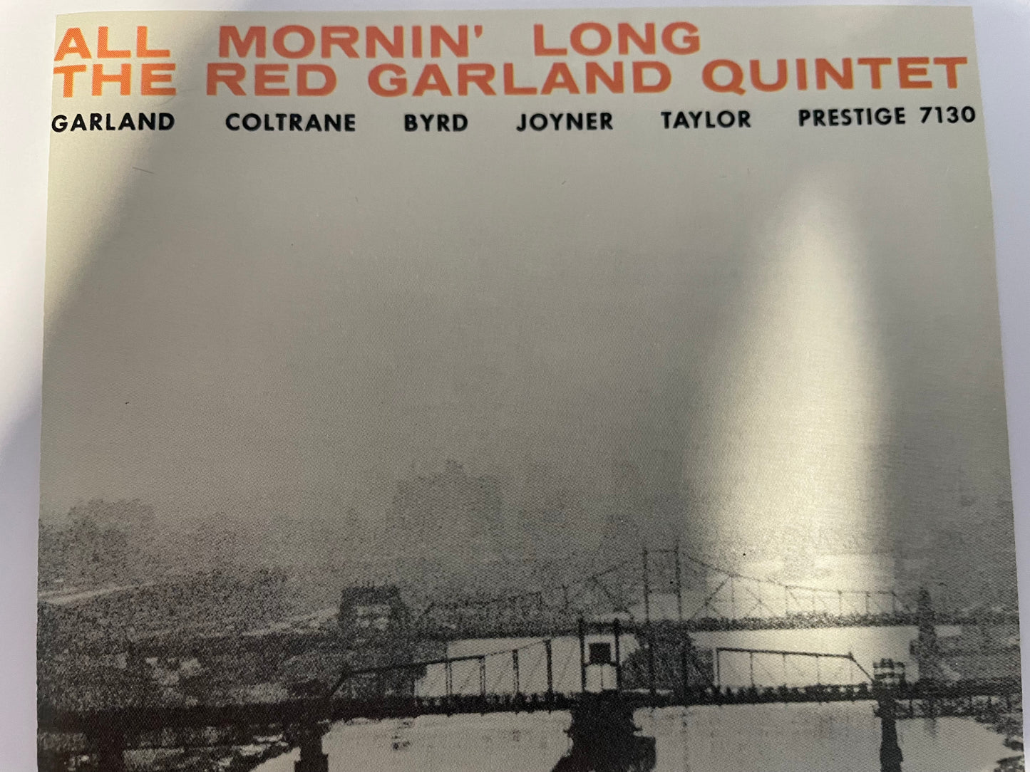 RED GARLAND "ALL MORNING LONG"-$12.99 +SHIPPING $5.00