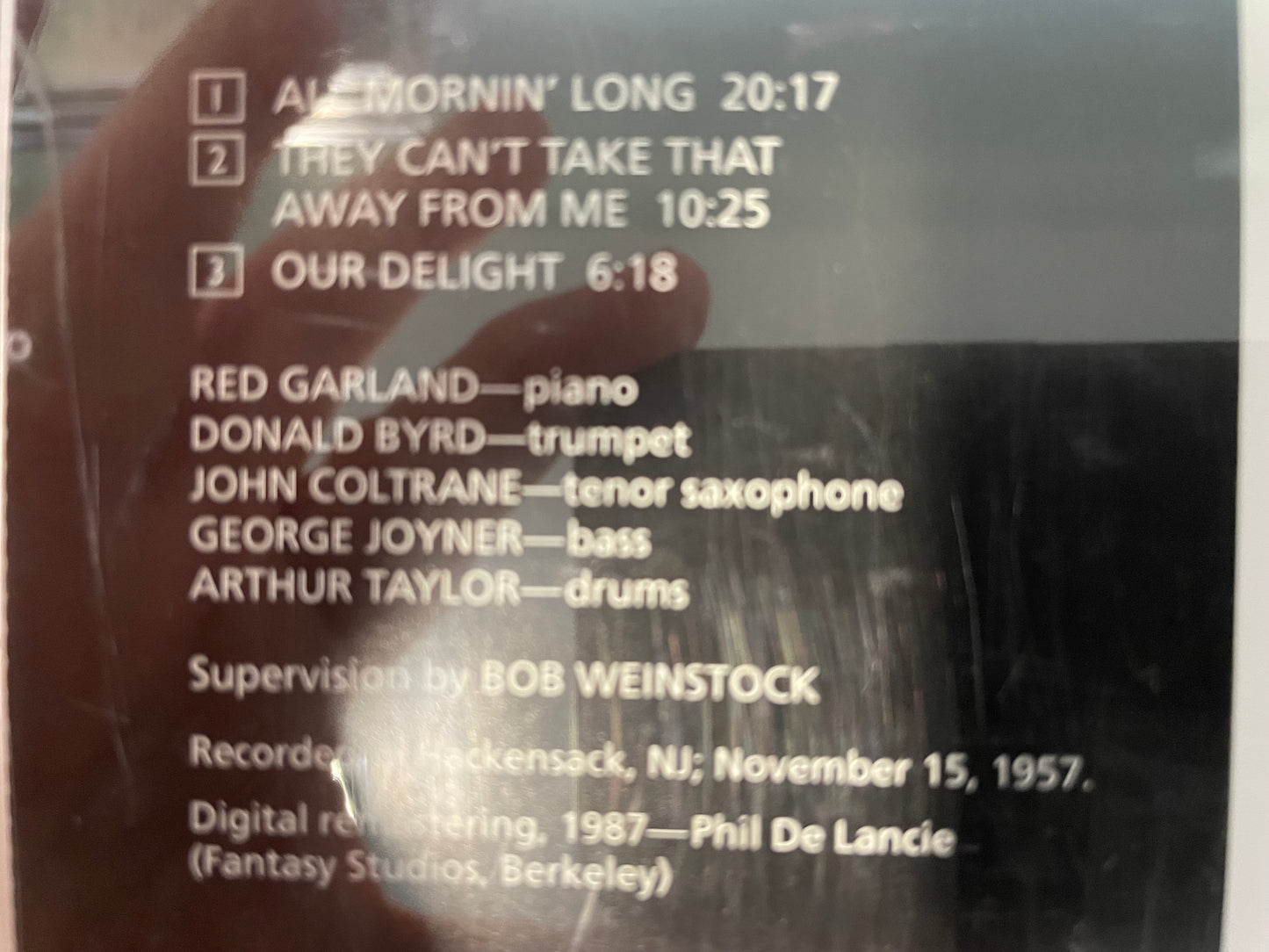 RED GARLAND "ALL MORNING LONG"-$12.99 +SHIPPING $5.00